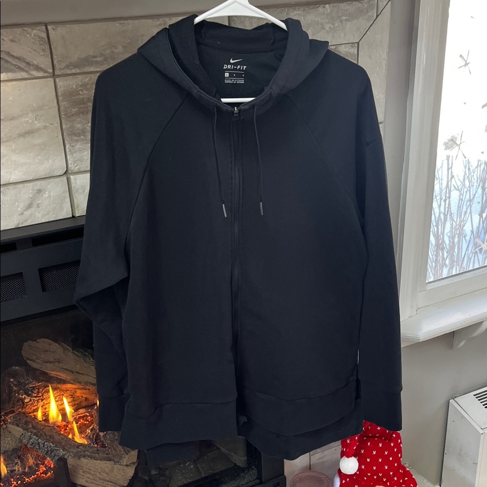 Nike Black Dri-FIT Jacket With Pockets